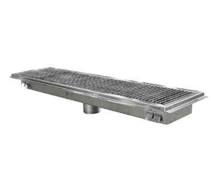 John Boos FTSG-1284 12X84 14G SS FLOOR TROUGH-SS GRAT-