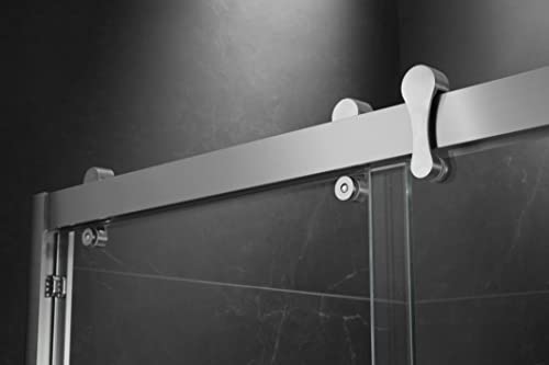 Essence 60'' * 76'' Framed Shower Door (Matte Black)