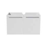 Fresca FCB8089GO Fresca Vista 30" Gray Oak Wall Hung Modern Bathroom Cabinet