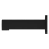 Squared Non-Diverting Tub Spout in Matte Black