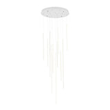 Kuzco MP14924-WH CHUTE 12 Head MP White 120V TRIAC/ELV LED 3000K 90CRI 135W