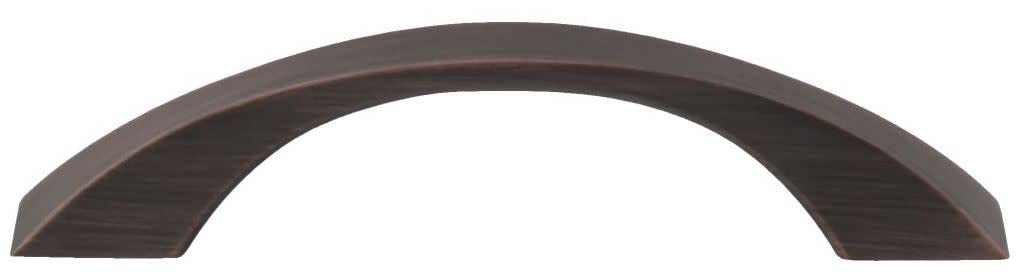 Jeffrey Alexander 767-96DBAC 96 mm Center-to-Center Brushed Oil Rubbed Bronze Flared Philip Cabinet Pull