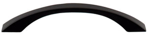Jeffrey Alexander 767-128MB 128 mm Center-to-Center Matte Black Flared Philip Cabinet Pull