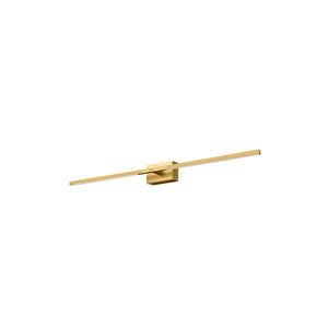 Kuzco WS25336-BG PANDORA 36" WS Brushed Gold 120V TRIAC/ELV LED 3000K 90CRI 26W
