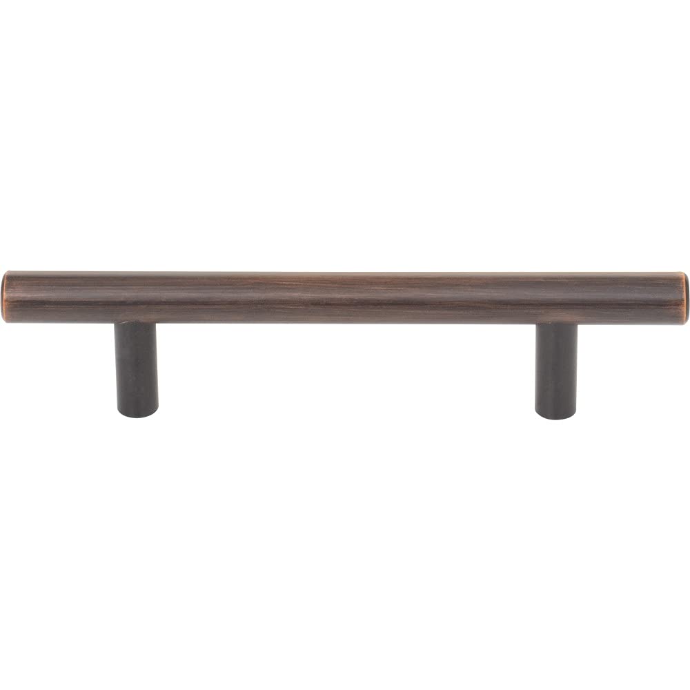 Elements 156DBB 96 mm Center-to-Center Dark Brushed Bronze Naples Cabinet Bar Pull