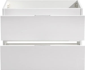 Fresca FCB8330WH Fresca Valencia 30" Glossy White Wall Hung Modern Bathroom Cabinet