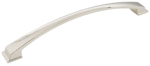 Jeffrey Alexander 944-12NI 12" Center-to-Center Polished Nickel Arched Roman Appliance Handle