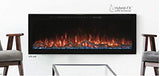 Modern Flames Spectrum Slimline Reliable Electric Fireplace | Customizable Hybrid-FX Flame LED Light Ambience | Remote Controlled | 74 Inch