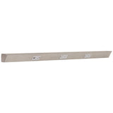 Task Lighting TRU42-3GD-P-SN 42" TR USB Series Angle Power Strip with USB, Satin Nickel Finish, Grey Receptacles