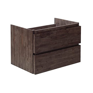 Fresca FCB31-241224ACA Fresca Formosa 58" Wall Hung Double Sink Modern Bathroom Cabinet