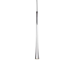 Kuzco PD15816-CH TAPER 16" PD Chrome 120V TRIAC/ELV LED 3000K 90CRI 7W