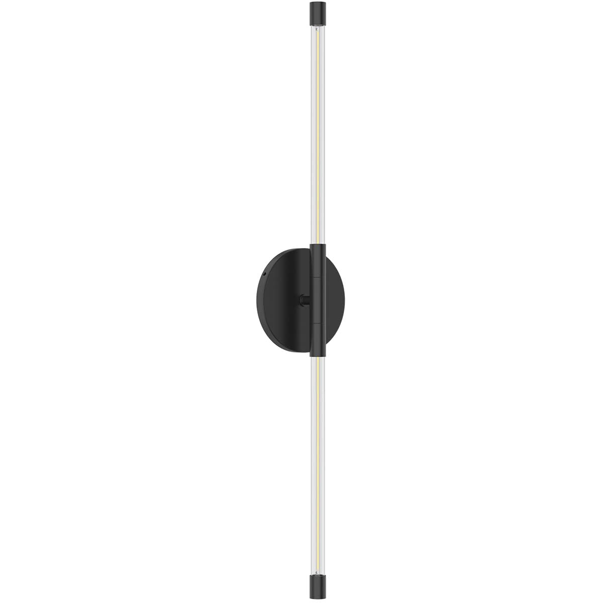 Kuzco WS74226-BK MOTIF 26" WALL SCONCE BLACK 8W 120VAC WITH LED DRIVER 2700K 90CRI