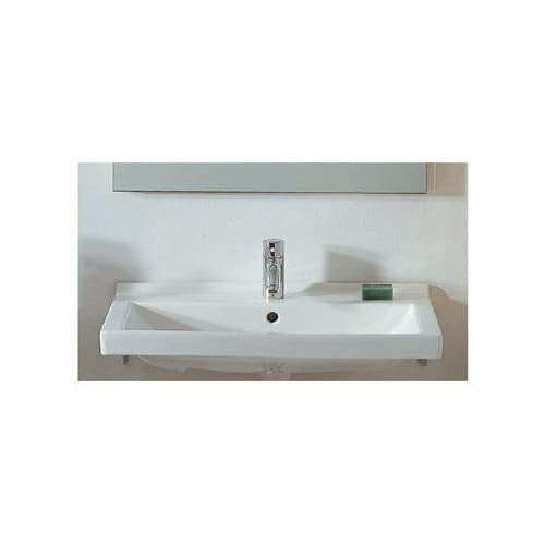 China Series Wall Mount Lavatory Sink with Single Faucet Hole