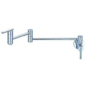 Gerber D205058 Chrome Parma Wall Mount Kitchen Pot Filler