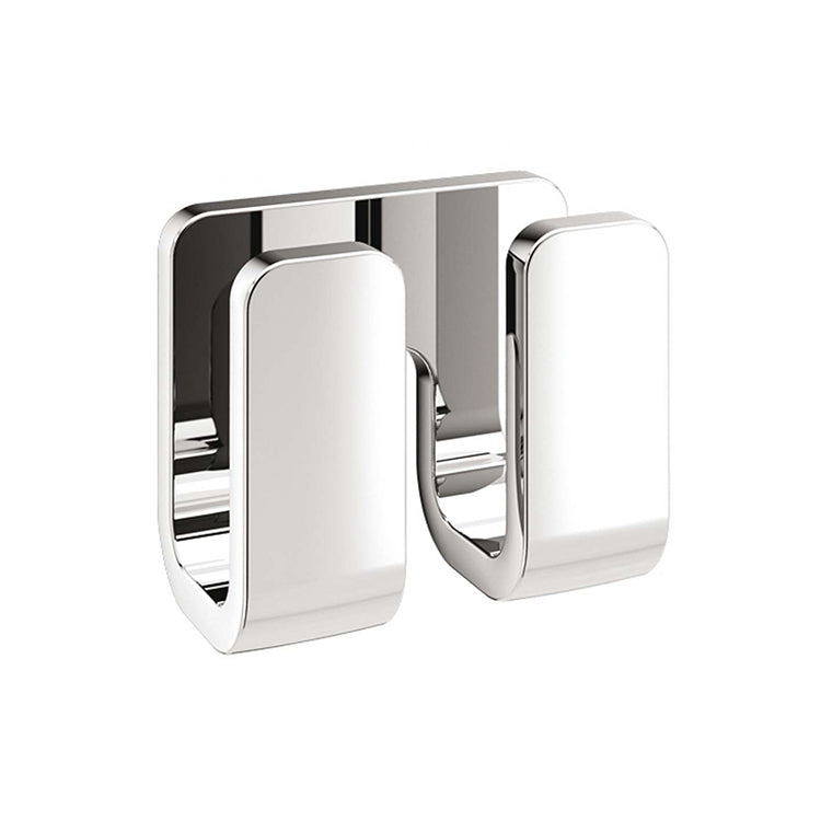 Double Robe Hook, Modern, Chrome