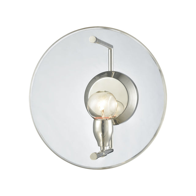 Elk 32320/1 Disco 12'' High 1-Light Sconce - Polished Nickel