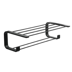 Modern Matte Black Towel Rack