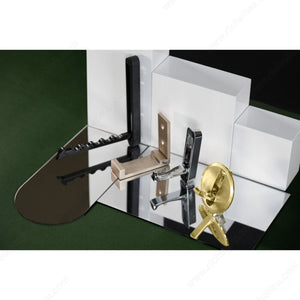 Richelieu RH172570195 Retractable Recessed Metal Hook - 1725, Brushed Nickel