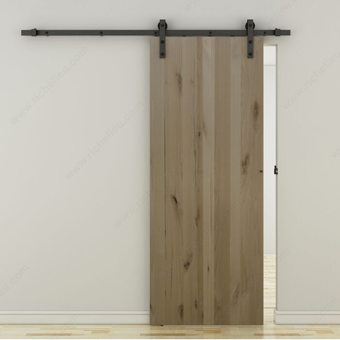 Richelieu 89SJ145B90 ONWARD RUSTIC Privacy Lever Lock, Matte Black