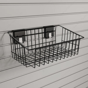 Onward 29107BC Wire Basket for Slatwall, 14 3/4 in, 6 in