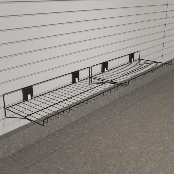 Onward 29111BC Angled Shoe Shelf for Slatwall