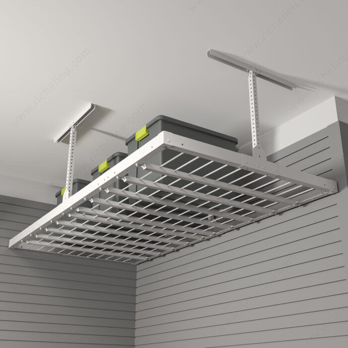 Onward 29159BC Overhead Rack Storage Kit 4x8 White