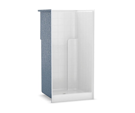 MAAX 140045-000-002-000 SST36 36 x 36 AcrylX Alcove Center Drain One-Piece Shower in White