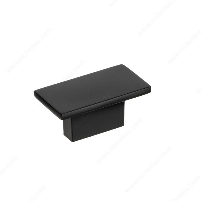 Richelieu BP8102116900 Modern Metal Knob - 810, Matte Black