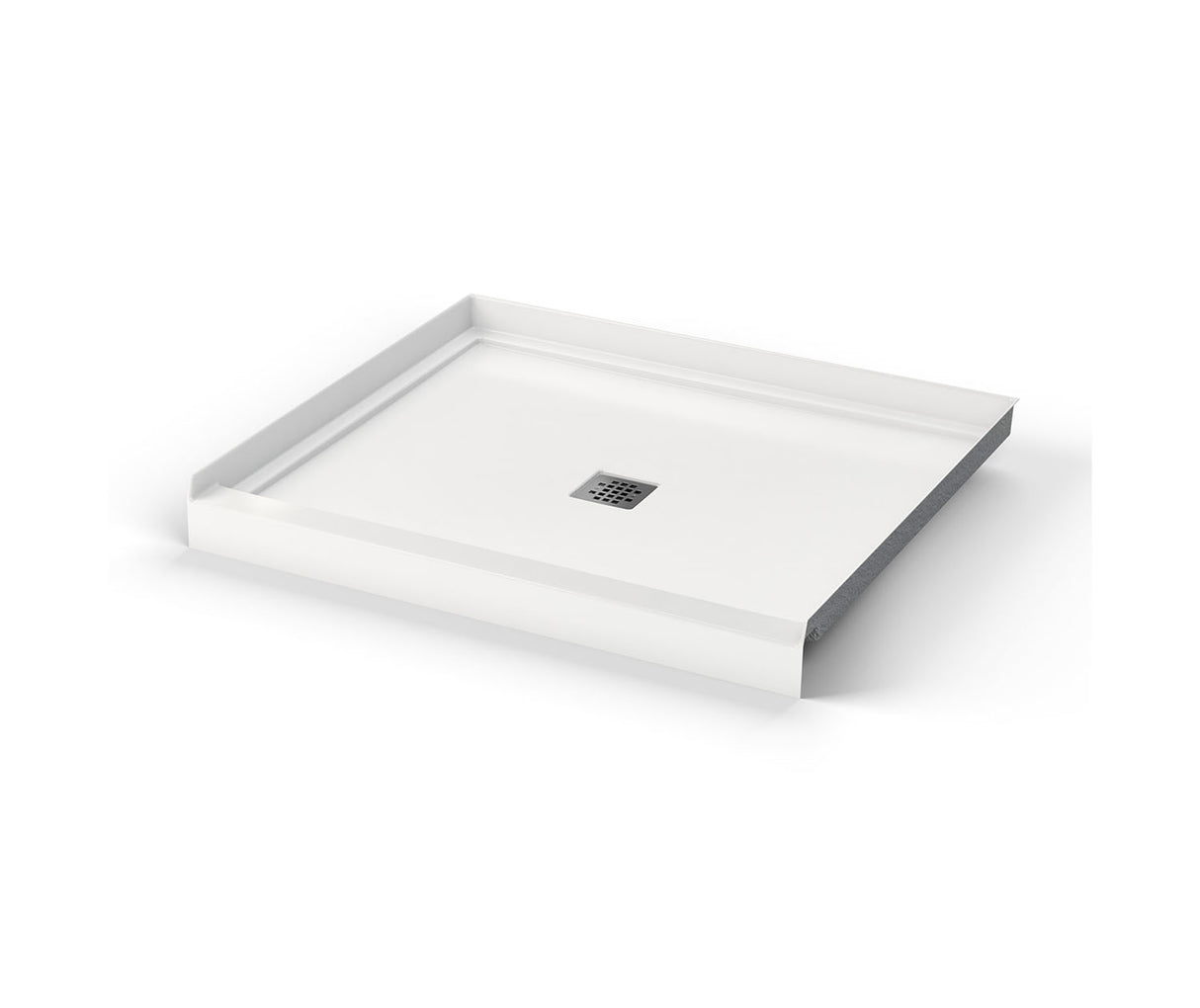 MAAX 420039-501-001-000 B3X 4236 Acrylic Alcove Shower Base with Center Drain in White