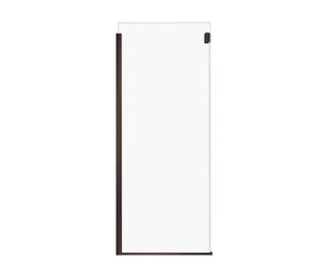 MAAX 137312-900-173-000 Duel and Inverto Return Panel for 34 in. Base with Clear glass in Dark Bronze