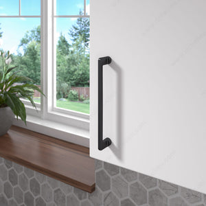 Richelieu BP2362128160 Modern Metal Pull - 2362, Satin Brass, 5 1/32 in, 5 5/8 in