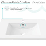 30" Ceramic Vanity Sink Top