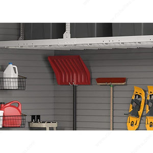 Onward 29121BC 4" Wide Double Hook for Slatwall