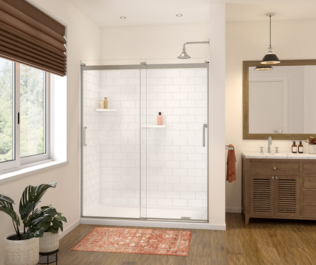MAAX 107180-000-270-000 Versaline 60 in. Alcove Wall Kit - Subway in White