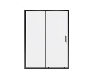 MAAX 135238-900-340-000 Connect Pro 57-58 ½ x 76 in. 6mm Sliding Shower Door for Alcove Installation with Clear glass in Matte Black
