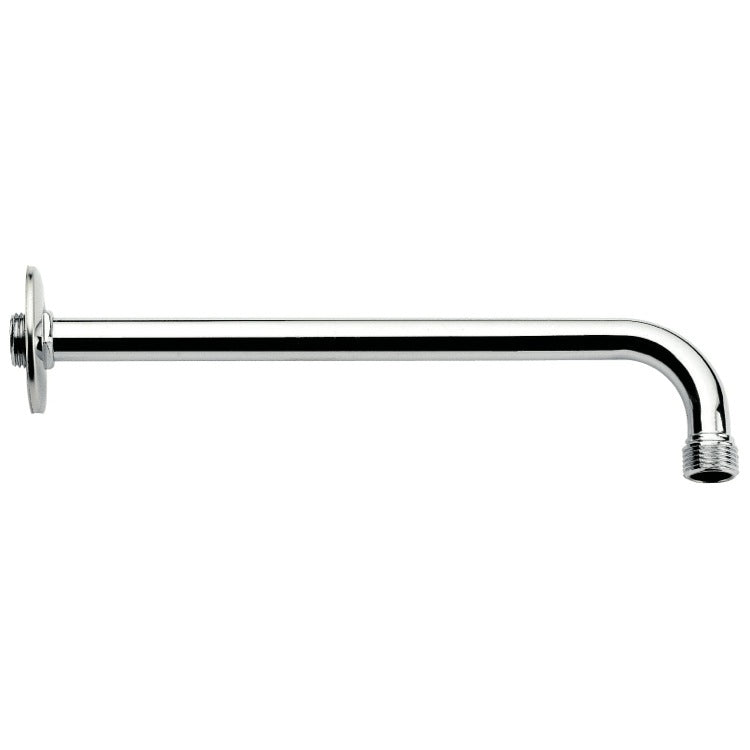 Brass 12 Inch Shower Arm With Flange