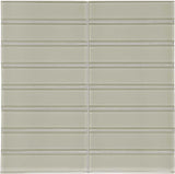 Anatolia Tile 1.5 X 6 Inch Element Earth Stacked Glass Mosaics. 1 Sheet = .96 Sq. Ft. 3001-0036-0 (35-117)  - premium natural stone mosaic tile from Anatolia Tile, available at PoshHaus showroom in Keene, NH