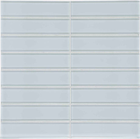 Anatolia Tile 1.5 X 6 Inch Element Skylight Stacked Glass Mosaics. 1 Sheet = .96 Sq. Ft. 3001-0082-0 (35-121)  - premium natural stone mosaic tile from Anatolia Tile, available at PoshHaus showroom in Keene, NH