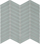 Anatolia Tile Element Shadow Chevron Glass Mosaics. 1 Sheet = .96 Sq. Ft. 3001-0076-0 (35-128)  - premium natural stone mosaic tile from Anatolia Tile, available at PoshHaus showroom in Keene, NH