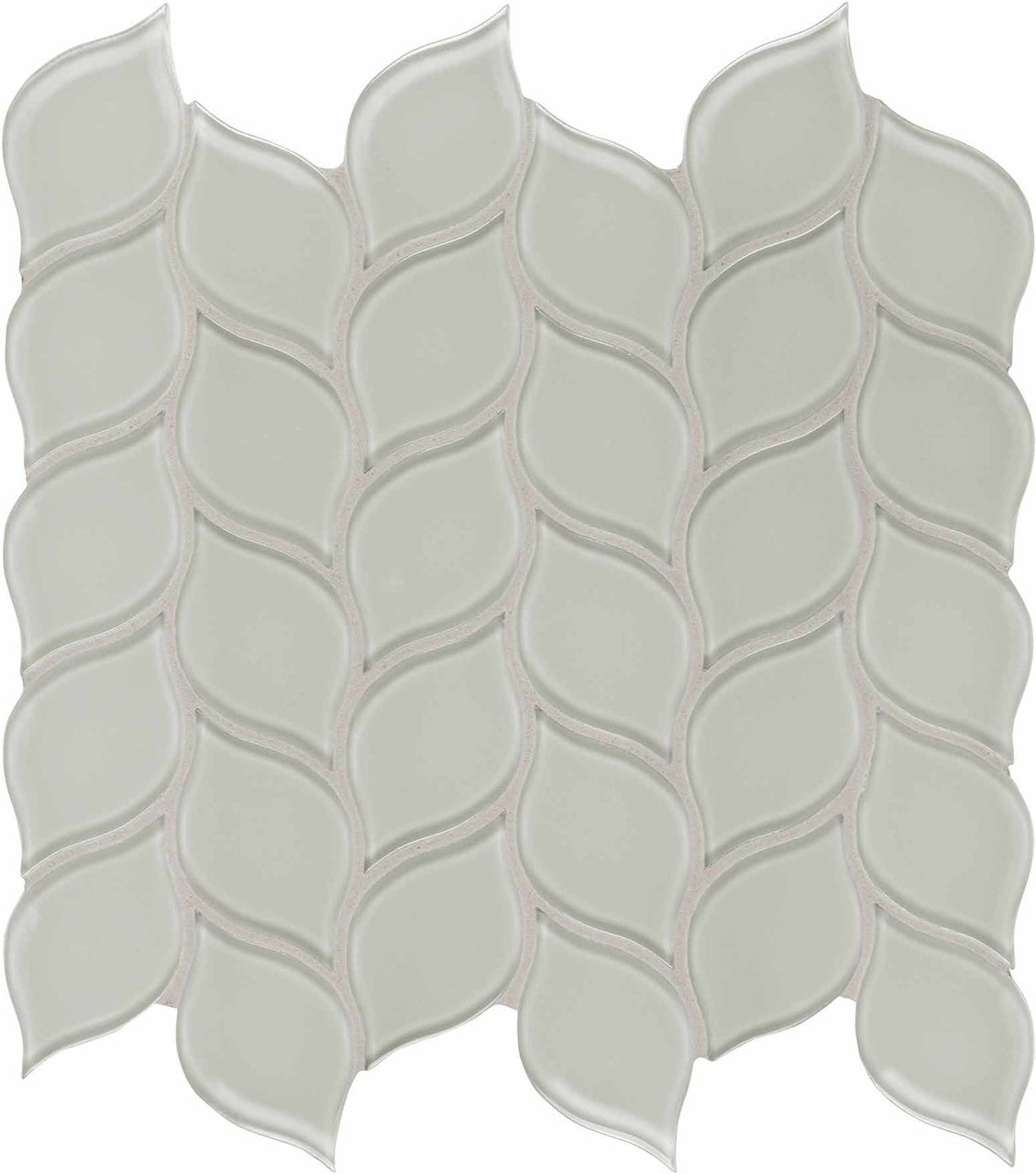 Anatolia Tile Element Mist Petal Glass Mosaics. 1 Sheet = .94 Sq. Ft. 3001-0059-0 (35-131)  - premium natural stone mosaic tile from Anatolia Tile, available at PoshHaus showroom in Keene, NH