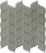 Anatolia Tile Element Smoke Petal Glass Mosaics. 1 Sheet = .94 Sq. Ft. 3001-0093-0 (35-132)  - premium natural stone mosaic tile from Anatolia Tile, available at PoshHaus showroom in Keene, NH