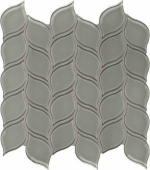 Anatolia Tile Element Smoke Petal Glass Mosaics. 1 Sheet = .94 Sq. Ft. 3001-0093-0 (35-132)  - premium natural stone mosaic tile from Anatolia Tile, available at PoshHaus showroom in Keene, NH