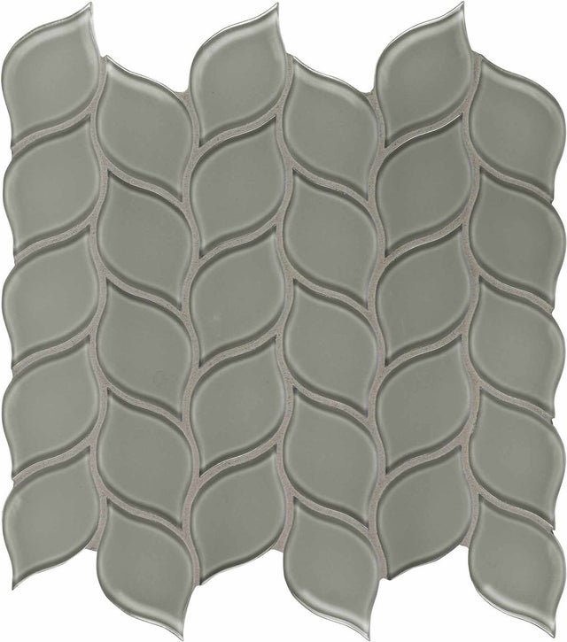 Anatolia Tile Element Smoke Petal Glass Mosaics. 1 Sheet = .94 Sq. Ft. 3001-0093-0 (35-132)  - premium natural stone mosaic tile from Anatolia Tile, available at PoshHaus showroom in Keene, NH