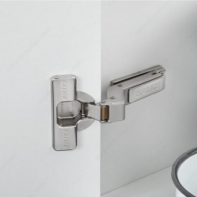 Salice H045C2PBM99AC 200 Series - Positive Angled Hinges 94° for Thick Doors, Screw-On, +45°