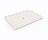Swanstone SS-4260 42 x 60 Swanstone Alcove Shower Pan with Center Drain in Bisque SF04260MD.018