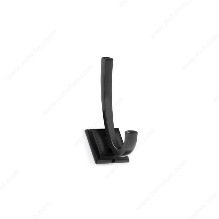 Richelieu BP7751900 Transitional Metal Hook - 7751, Matte Black