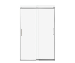 MAAX 135693-900-084-000 Revelation Square 44-47 x 70 ½-73 in. 8mm Bypass Shower Door for Alcove Installation with Clear glass in Chrome