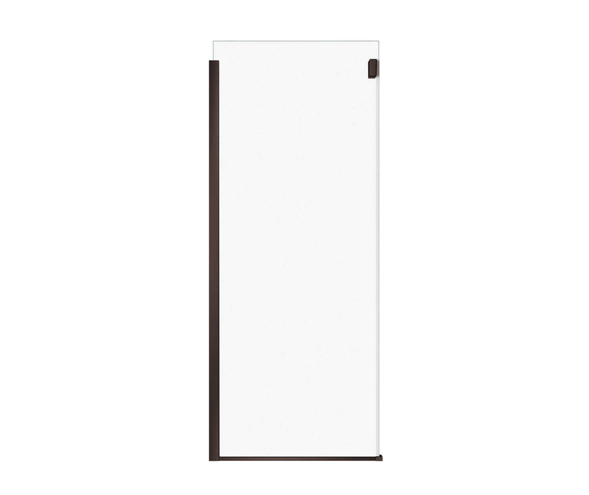 MAAX 137310-900-173-000 Duel and Inverto Return Panel for 32 in. Base with Clear glass in Dark Bronze