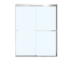 MAAX 135675-900-084-000 Aura SC 55-59 in. x 71 in. 8 mm Bypass Shower Door for Alcove Installation with Clear glass in Chrome