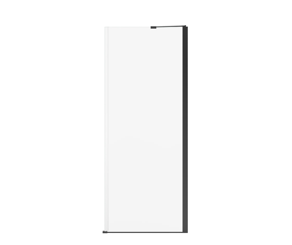 MAAX 139581-900-340-000 Reveal Sleek 71 Return Panel for 32 in. Base with Clear glass in Matte Black
